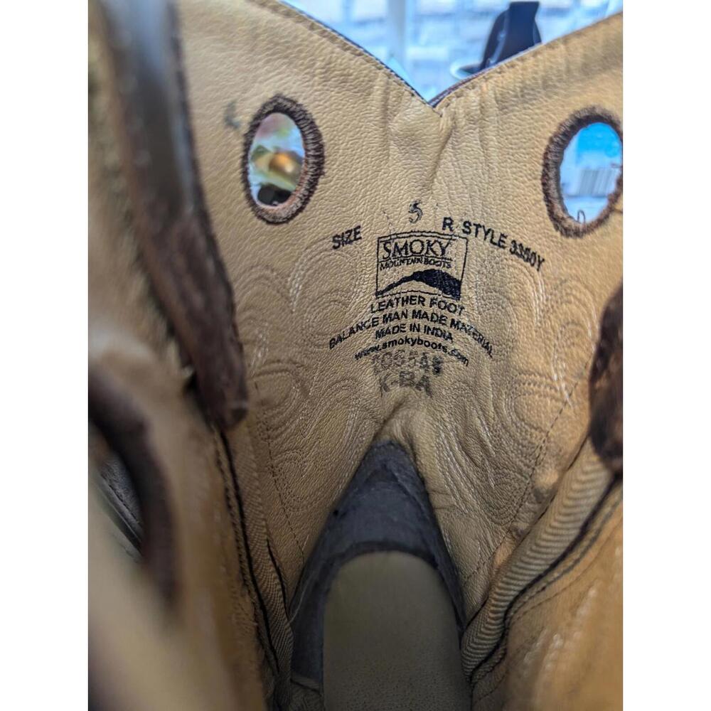 Smoky Mountain 6360 Pawnee Brown Distress/Camo Women's Boots US Size 5 - Picture 5 of 5